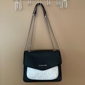 Michael Kors Black & White Purse